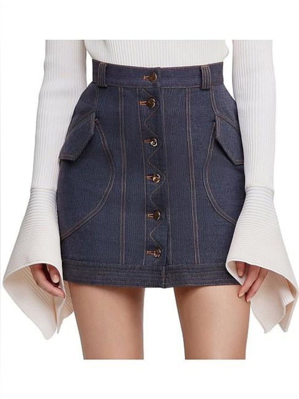 ACLER | Rosanna Mini Skirt in Indigo